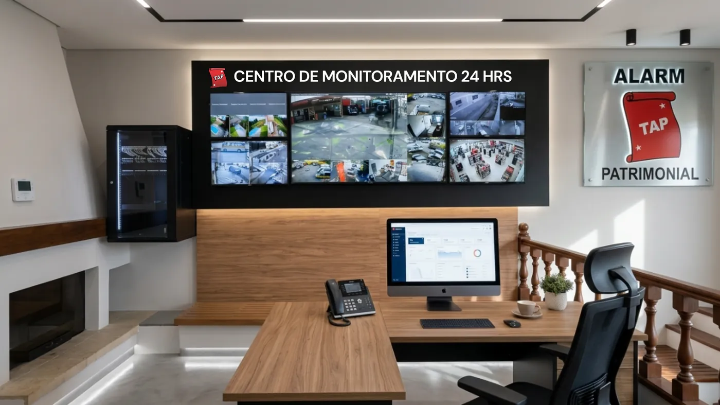 Central de monitoramento eletrônico 24h da TAP Serviços em Diadema
